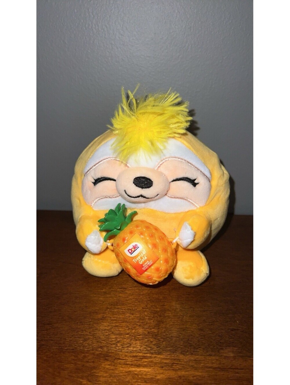 ZURU Snackles Dole Pineapple Sloth Plush 5” Mini Stuffed Animal Super Soft 2024